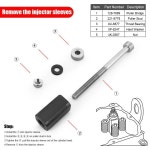 9U-7227 인젝터 높이 도구+9U-6891 슬리브 리무버 설치 프로그램 세트+J-38587-a Caterpillar용 엔진 배링 소켓(CAT) : 플래닛샵.