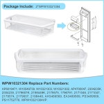 선반 ED5FVGXWS07과 - WRS325FDAM04, 월풀 WRS325FDAM01, 냉장고 2 Pack W10321304 Refrigerator Door Shelf Bins : GSNA