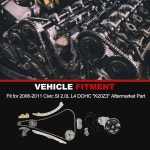 시빅 2006-2011 2.0L 1998CC K20Z3 자동차 교체 타이밍 부품 세트용 엔진 체인 키트 워터 펌프 장착 TS2136 For Accord 2003-2007 2.... 