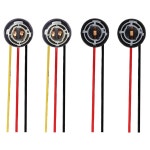 BA15S BlyyB 1156 코너링용 턴 스톱 소켓 자동차 BAY15D 교체 테일 브레이크 소켓, 2PCS 전구용 1157 시그널 1156 : GSNA