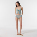 STRIPE BIKINI SET_ocean blue : 꾸아페 QUAFE