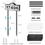 웜 조명 방수, 및 주택/홈 3가지 발전 외부용 아콘시 번호, 외부 솔라 4500K 모드가 : 나피몰-1