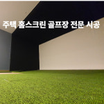 주택 사무실 별장 펜션 사내복지용 스크린골프장 목공사 메모리폼 스크린천 카페트 제작 시공 : 솔리드골프엔텍