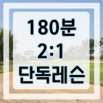 골프 숏게임레슨 180분 2:1 단독레슨 : 김형근골프스쿨