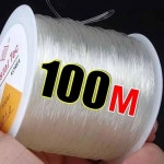 강력한 신축성 스레드 코드 탄성 크리스탈 코드 구슬 스트링 DIY 물고기 줄 유용한 쥬얼리 만들기 팔찌 액세서리 100m : WorldBuyHub
