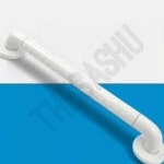 화장실노인손잡이 장애인편의시설손잡이 일자형 450mm 백색 : 하사슈