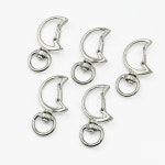 키링 고리 별 달 하트 열쇠고리 키홀더 재료 만들기 비즈 공예 D링 DIY 디링 오링 : 은센