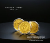 24K 파이코인 주화 40mm 999.9 순금 0.3g Pinetwork 기념 주화 선물 금테크 : 더샵쥬얼리