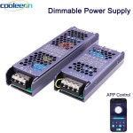 파워서플라이 12v 디밍이 가능한 LED 전원 공급 장치 CCT 스트립 빛에 대 DC 24V 120W 변압기 조 광 드라이버 모바일 APP 제어 깜박임 없음... 