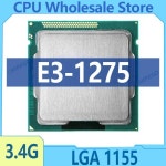 쿼드 코어 CPU 프로세서 Xeon E3 1275 E3-1275 3.4 GHz 6M 95W LGA 1155 : 백이십사플렉스