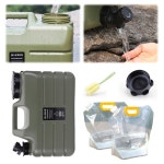 차량 캠핑용 대용량 물 저장 탱크 가방 2 개 포함 11L 용기 : 마루몰17