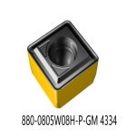 10개 카바이드 인서트 880-0805W08H-P-GM 4334 : 팔공산종합유통