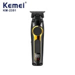 KEMEI KM--2351 USB 충전식 머리 가위 DLC 블레이드 무선 전기 머리 트리머 남자 이발사 머리 절단기 남성용 : BulkOverseas