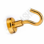 자석옷걸이 현관자석걸이 네오디움 벌크형 중형 금색 : 하사슈