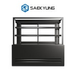 세경 카페 쇼케이스 냉장 3단 뒷문형 디저트 마카롱 케익 업소용 냉장고 900 화이트 : 인프라키친