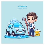 카 세차장 car 셀프 세차 자동 광택 외장 관리 자동차 동호회 파르텔 벽지 시트지 롤스크린 : 으뜸데코