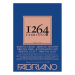 Honsell 19100654 파브리아노 브리스톨 패드 1264, 접착제 4개, 200g/m , DIN A4, 흰색 50매, 매우 매끄러운 종이, 무산, 모든 건조 기술... 