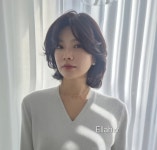 엘라위그 레이어드컷앤펌 스타일 100%인모 : 엘라 위그