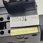 제품번호 700436   /   MLC2-60L-H40   ,  2축스테이지 : 준 자동화