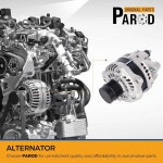 아이시소 2009 닷지 저니 2 4L L4 12V 160A CW 6그루브 클러치 풀리용 PAROD 얼터네이터 장착 교체 번호 4801490AA : 아마조니1