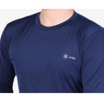 국내원단 여름 스포츠웨어 기능성 아이스티 쿨티셔츠 냉감 등산 긴팔 쿨링 작업복 라운드넥 : 장미와김목수