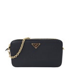 프라다 사피아노 더블지퍼 크로스백 1DH010 4608 : 엑스클로젯