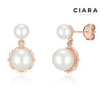 CIARA 14K Andria 8진주 귀걸이(SilverPin) : CIARA
