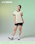 스트로커스 배드민턴 티셔츠 코튼라이크 오버핏 STRT-2533(BK) : 페이스스포츠