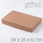 [10+1] 크래프트 화이트 직사각 상자 58호 39X25X5 싸바리 박스 선물 포장 G형 : 기쁘티드