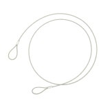 안전 케이블 잠금 48인치 길이, 러기지 경량 땋은 스테인리스 스틸 바이 오베너 : 야간잡화점