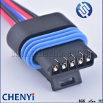자동차 방수 커넥터 슈트 고에너지 점화 코일, 점화기 플러그 내장, GM LS2 용 12162825 H2377-5P, 5 핀 : 이룸종합몰