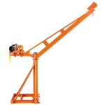 소형크레인 유압 리프트  전동 접이식 호이스트 이동식 소형 400형 30m 220V 무선 리모컨 : 머니다와조