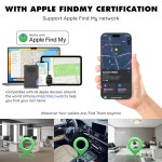 내장 에어월렛 애플 파인드 마이 iOS 전용 스마트 미니멀리스트 프론트 포켓 지갑 RFID 차단 카드 홀더 블랙 카본 파이버 Black : 3C company