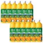 롯데칠성음료 롯데 제주사랑 감귤사랑 1.5L 12개 : FORURIUM