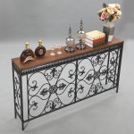 폭좁은 콘솔 엔틱 복도 현관 장식장 거실 슬림 인테리어 테이블 빈티지 : SHNWOO