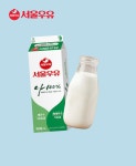 서울우유 나100% 1000ml 신선한 흰우유 1등급원유 고칼슘 홈카페 : Milk몬스터