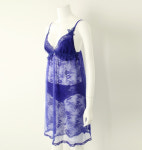 비너스 풀슬립 블라라벨 하이엔드 고품격 A라인 슬립 VFSB639 BU : 동아쇼핑점 비너스