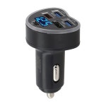 충전기 차량용 ABS PC 소재 기술 12-24V 5USB 휴대전화에 편리함 GPS 보안 블랙 : 둘리코퍼레이션
