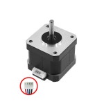 3D 프린터 CNC 타각기 스텝퍼 모터 42 17HS4401 17HS4401S 2 상 4 38mm 높은 DC3 6 Black : 03-ssparts-b