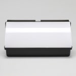 LED 방수 벽등 외부 벽부등 벽 조명 현관 베란다 방습 욕실 천장등 20W 직부등 주광색 블랙 삼각형 : 인테리어 조명