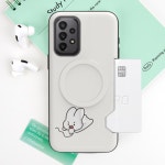 갤럭시 맥세이프 카드 케이스 2장 수납 범퍼 토끼 바니 쫑알버니, 갤럭시A13 LTE : 우기 케이스