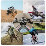 자전거 핸들 고프로 거치대 핸들바 블랙박스 마운트 360도 회전 (A1140) : 꼬슈 COSSU