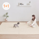 (1+1) 피오르 강아지매트 러그 펫 애견 슬개골 미끄럼방지 거실 바닥 놀이 140X200 : 피오르 Piorr