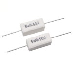 10R 옴 저항 5W ~ 2 10PCS 10 8 0 전력 1 15 22 5 25 1R 30 20 5 10K 1K 100R 33 5R 저항기 100 시멘트 0.05R : 베스트스토어777