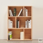 직코몰 H6723 3단 고무나무 다용도책장 1color 원목선반 거실가구 : 인테리어가구전문몰