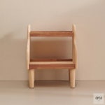 직코몰 H6870 고무나무 2단 선반 책장 395 1color 낮은책장 책꽂이 서재가구 : 인테리어가구전문몰