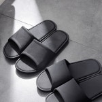 사무실 심플 모던 슬리퍼 욕실용 실내화 호텔식 간호화 경량 미끄럼 오피스화 모던 남여공용 : 장미와김목수