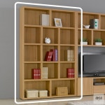 직코몰 H6124 책장 1200 4colors 책꽂이 다용도책장 거실책장 수납장 : 인테리어가구전문몰