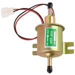 12V 범용 전기 펌프, 저압 2 5-4 PSI 인라인 카뷰레터 잔디 깎는 보트 카터 HEP-02A용 가스 디젤 가솔린 이송 펌프 : 캠프셋 모든 스토어