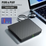 cd 리더기 롬 외장 노트북 PC용 블루레이 드라이브 USB 3.0 BD DVD RW : 트리플 트레이더스